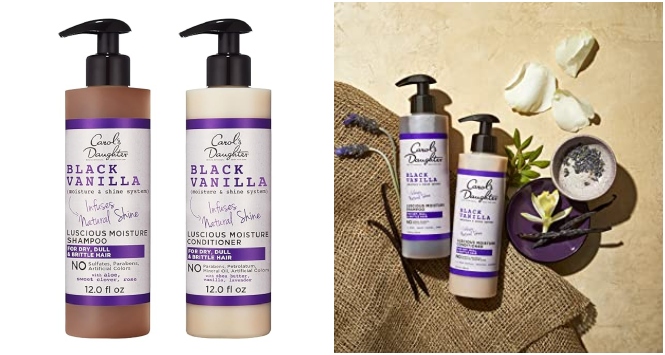 Product Review: Carol’s Daughter Black Vanilla Curly Hair Shampoo and Conditioner Set